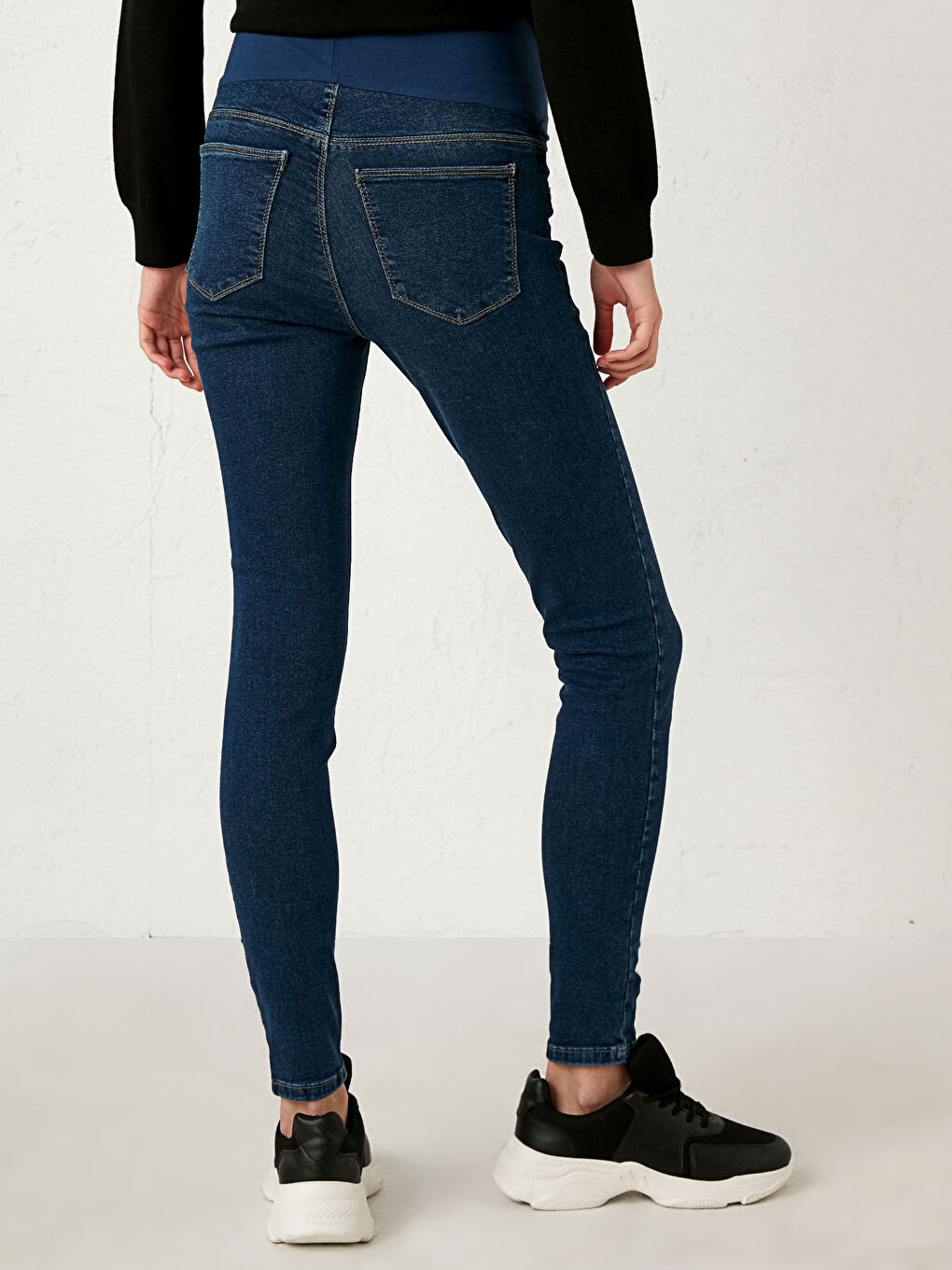 İndigo Mercury Skinny Hamile Jean Pantolon-3