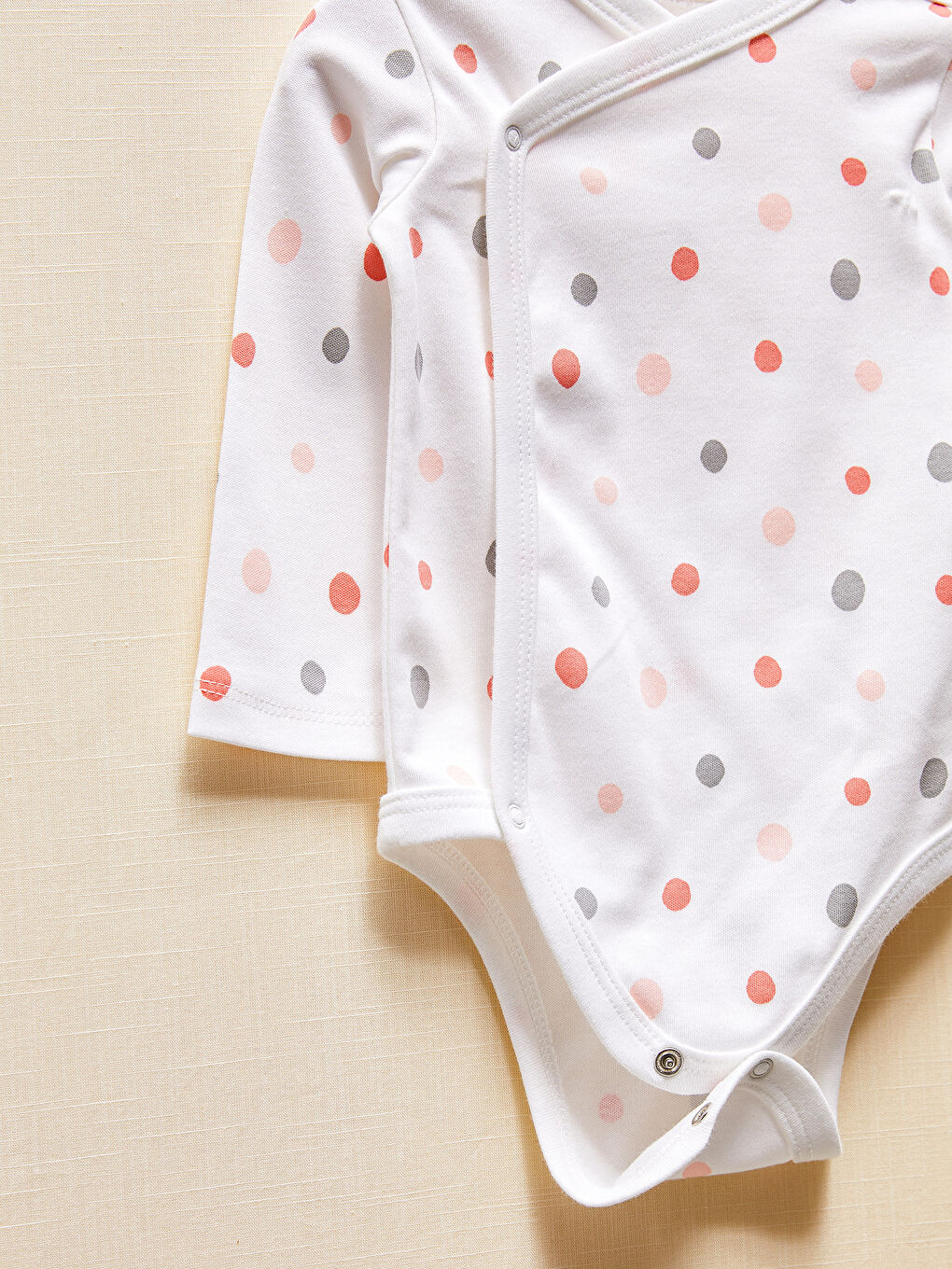 بدلة جسم بنات رضع عضوية بسحاب - قطعتين-9