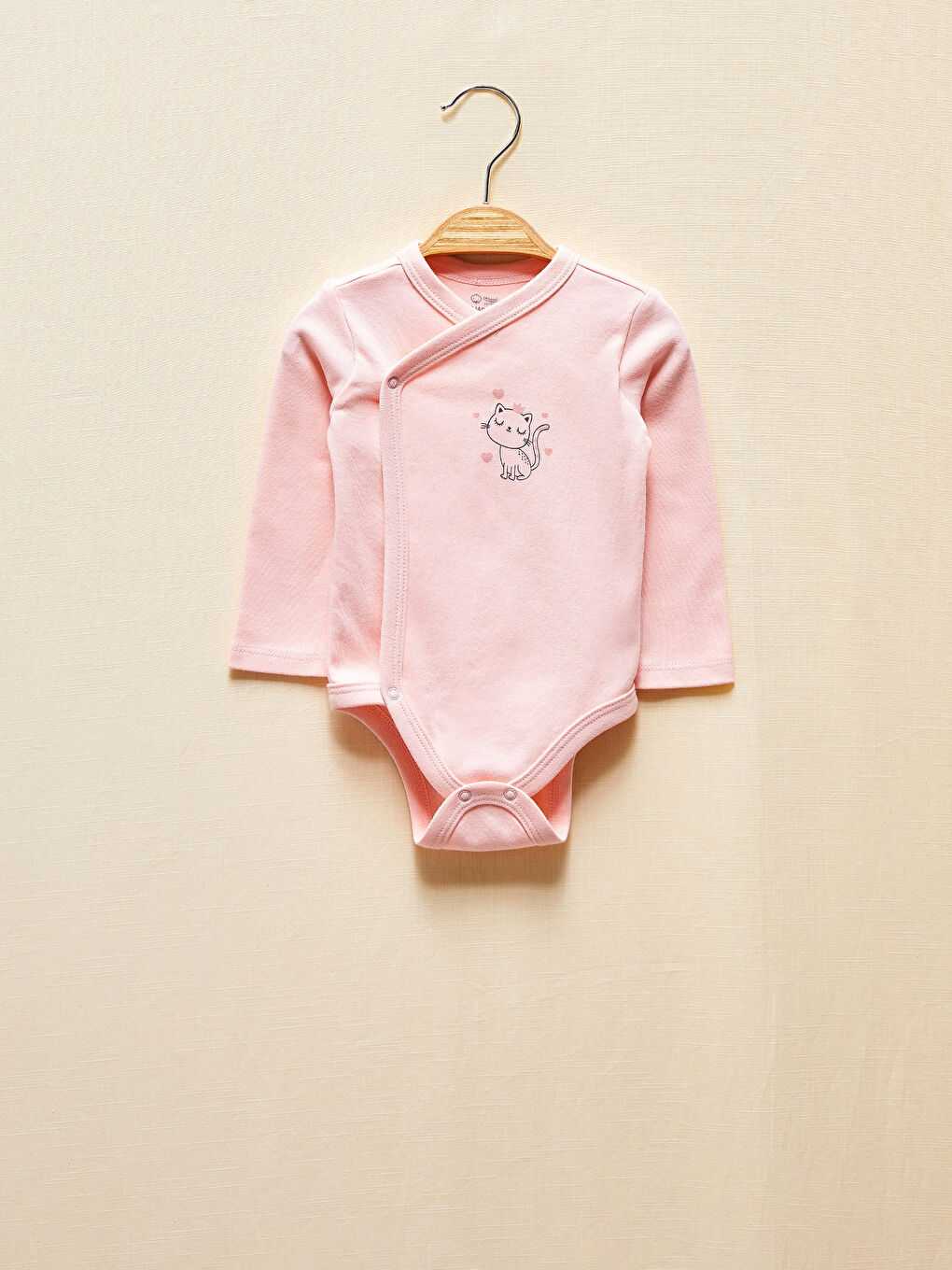 بدلة جسم بنات رضع عضوية بسحاب - قطعتين-3