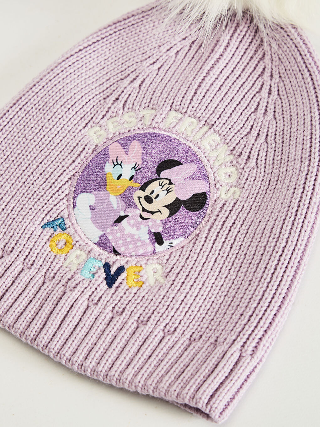 Қыздарға арналған минни маус лицензияланған тоқыма бини шапкасы-1