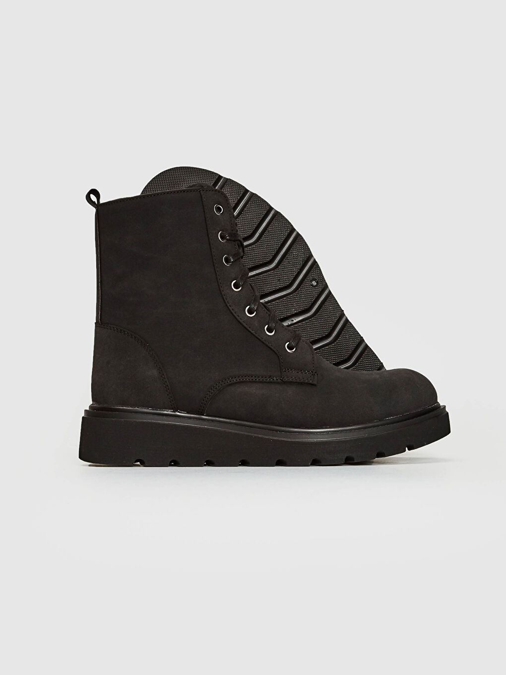 Женские замшевые ботинки длиной до щиколотки-3