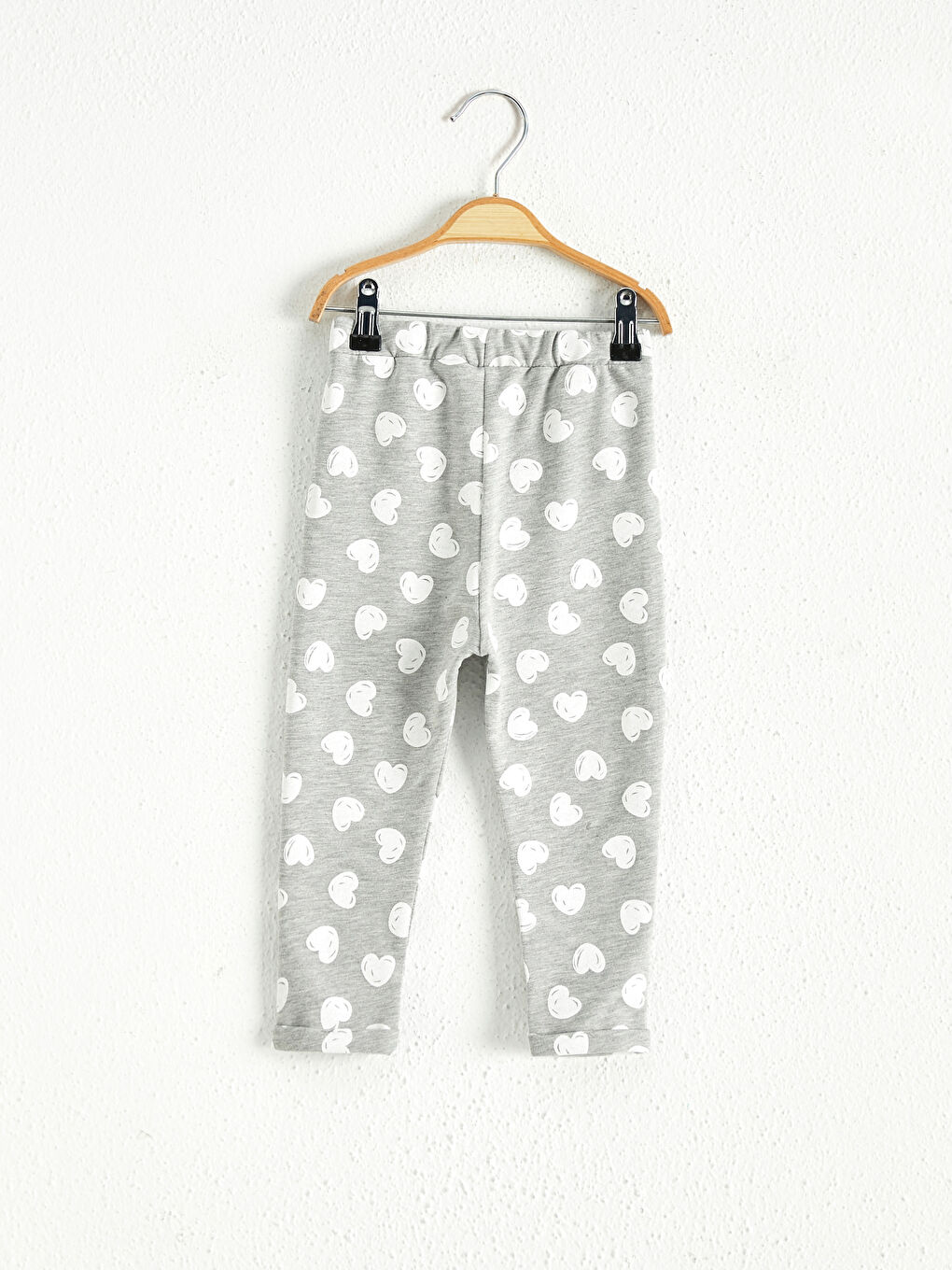 Gri Kız Bebek Eşofman Alt-1