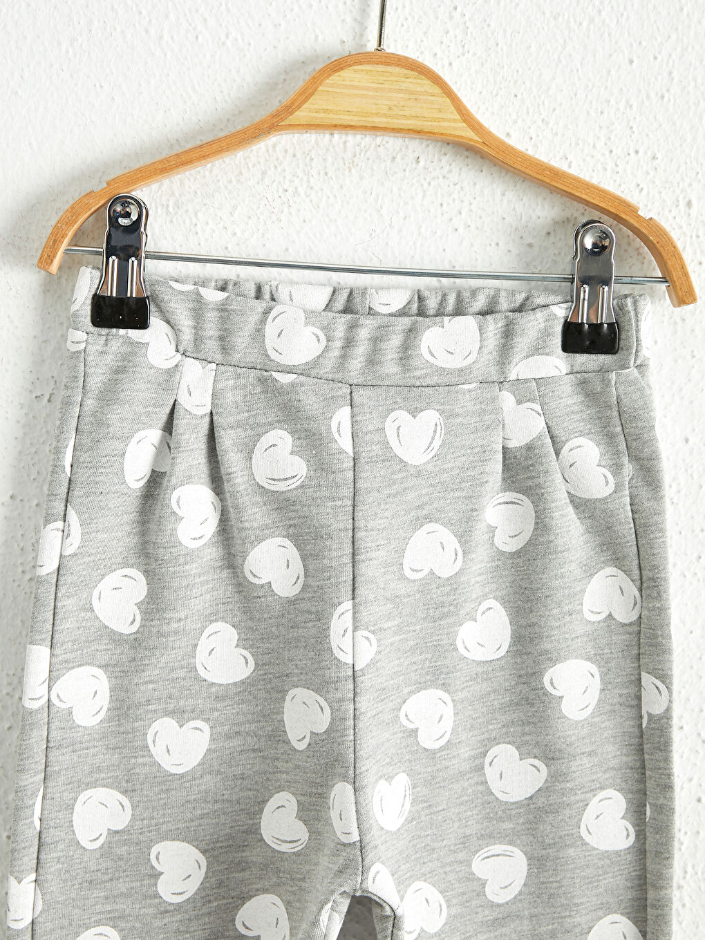 Gri Kız Bebek Eşofman Alt-2