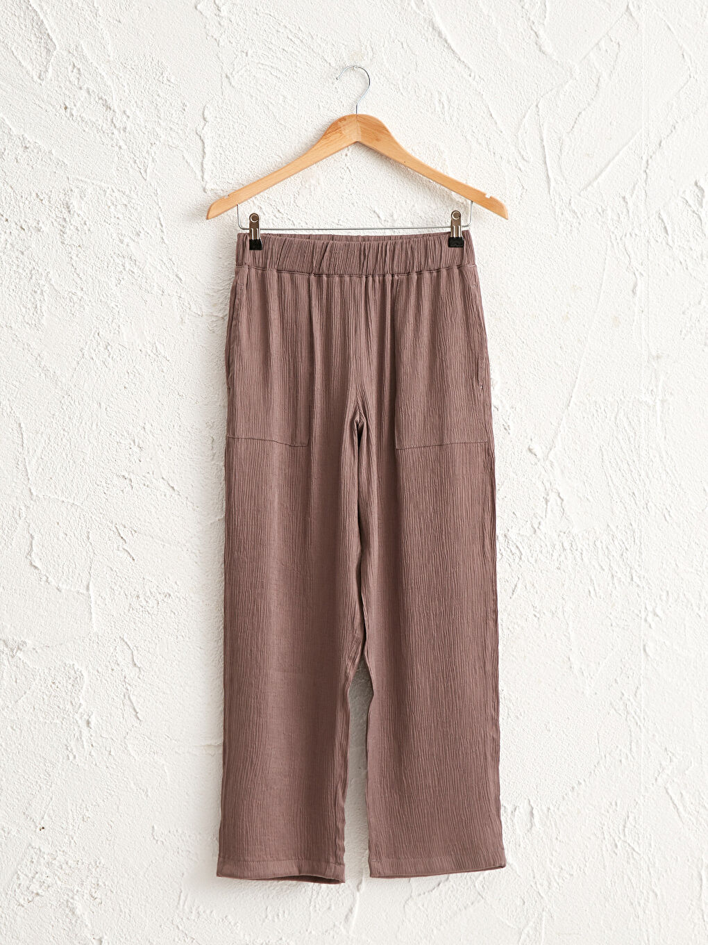 Elastic Waist Palazzo Pants