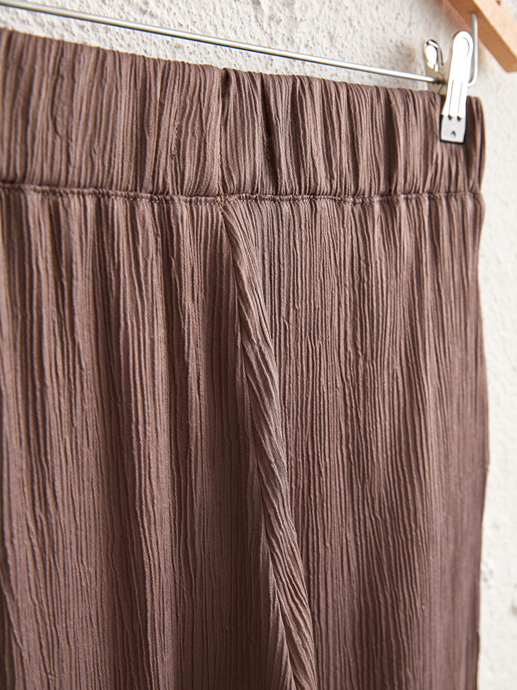 Elastic Waist Palazzo Pants-3