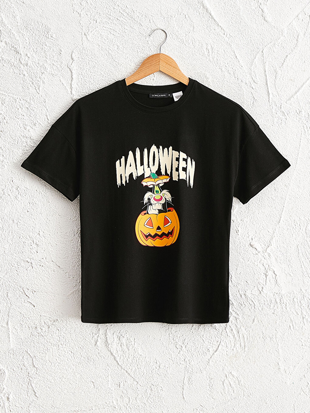 LCW Vision Silvester Printed T-Shirt -0WEV11Z8-CVL