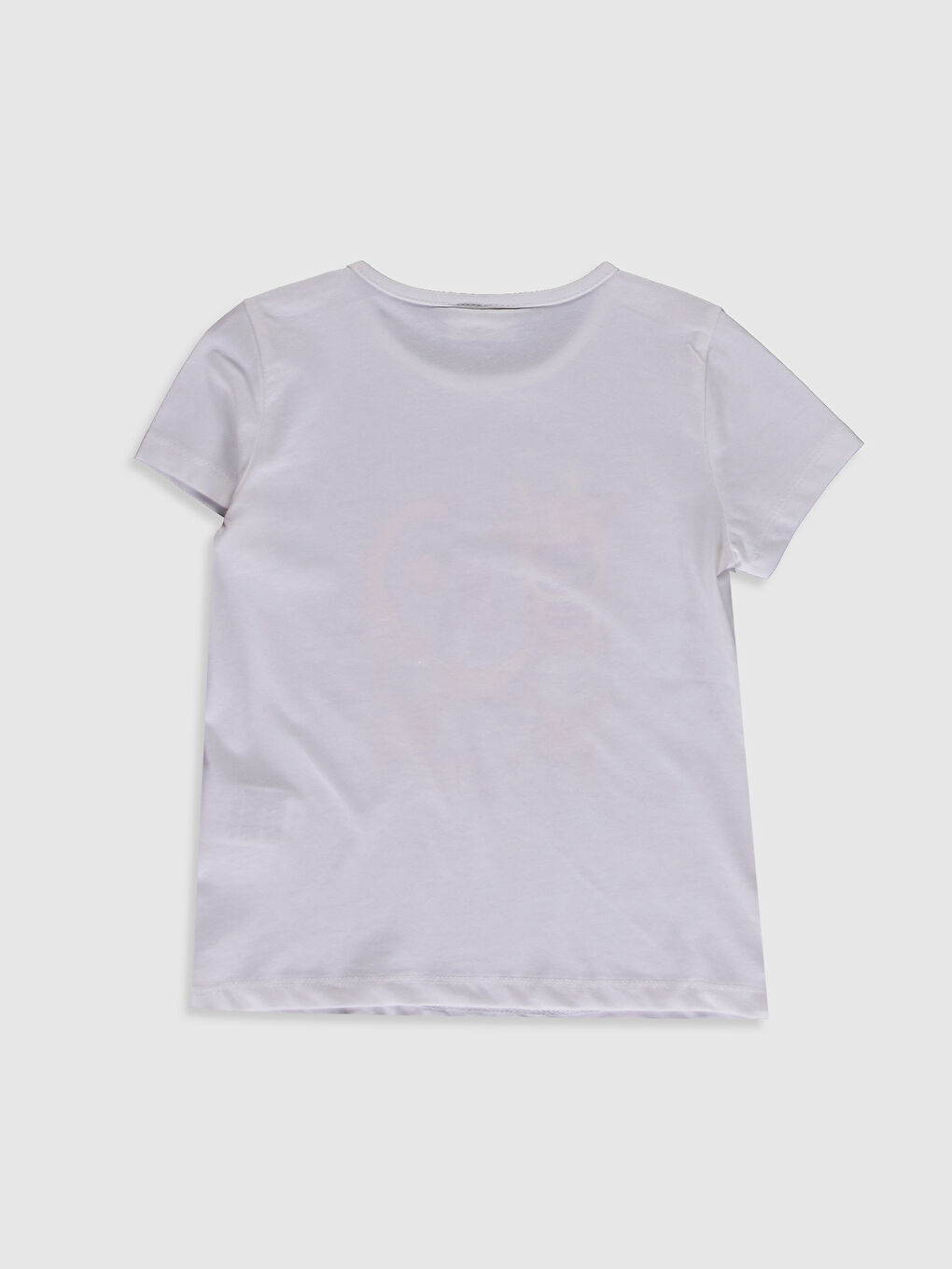 LCW Kids Girl's Printed Cotton T-Shirt -0WEY10Z4-FDU