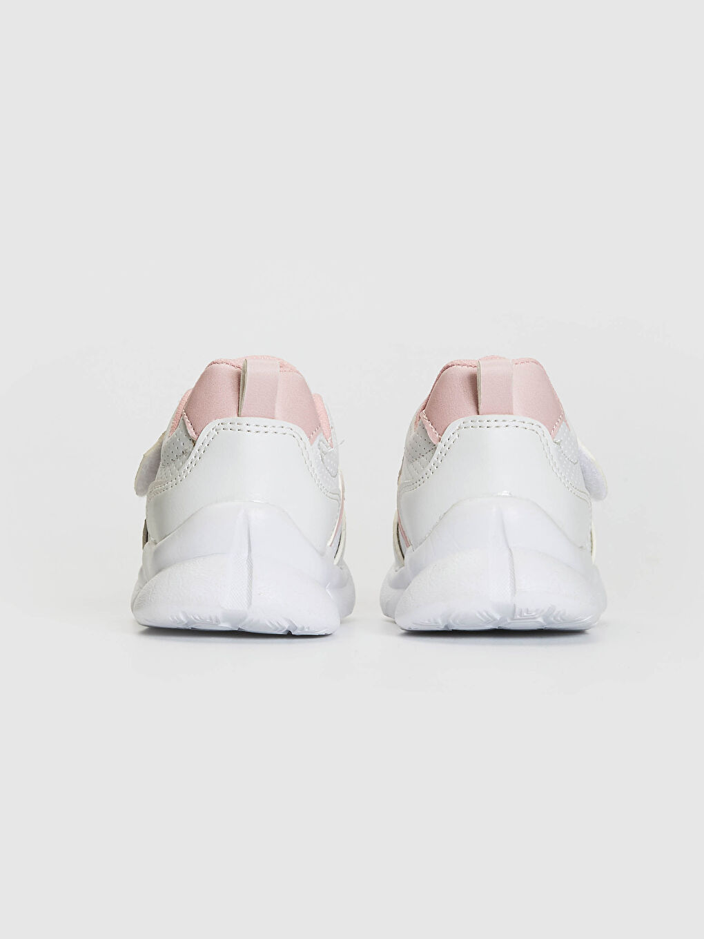 Beyaz Kız Bebek Cırt Cırtlı Yürüme Öncesi Ayakkabı-4