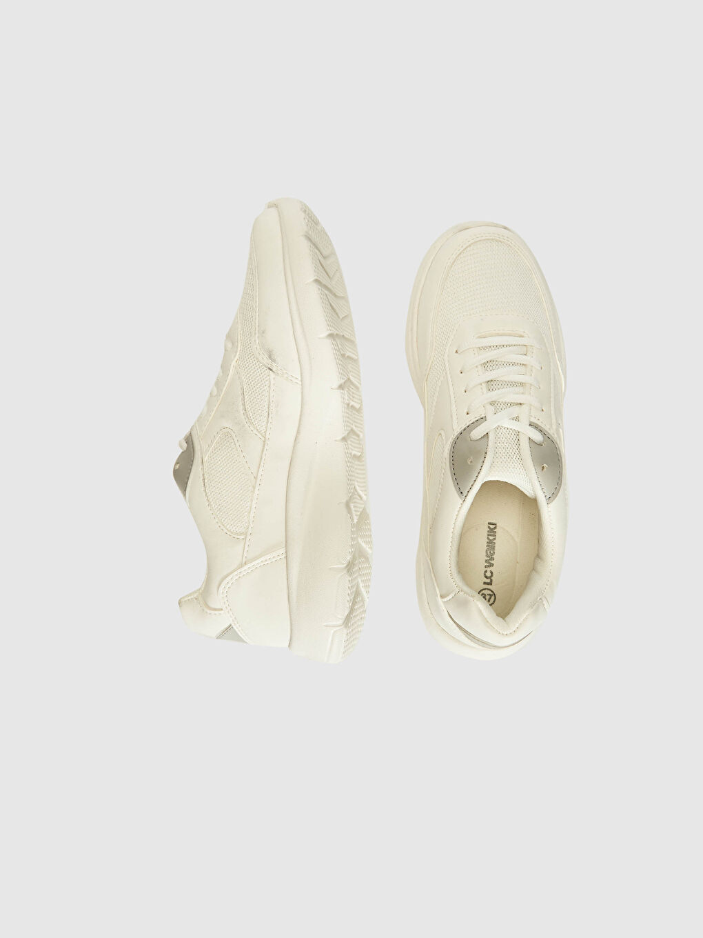 Beyaz Kadın Air Taban Günlük Spor Ayakkabı-2