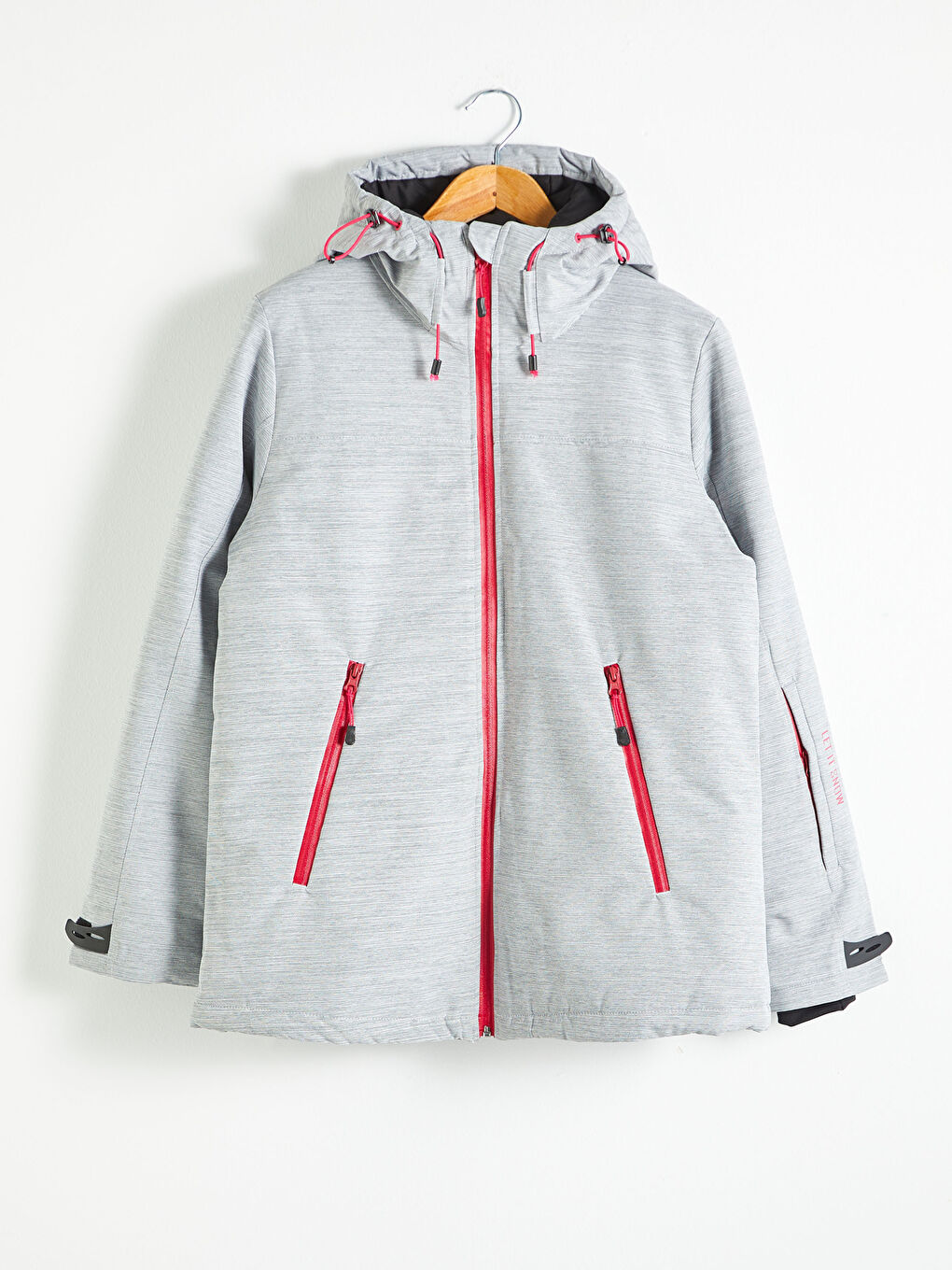 ქალებისთვის სათხილამურო ქურთუკი კაპიუშონიანი სწორი გრძელმკლავიანი-8