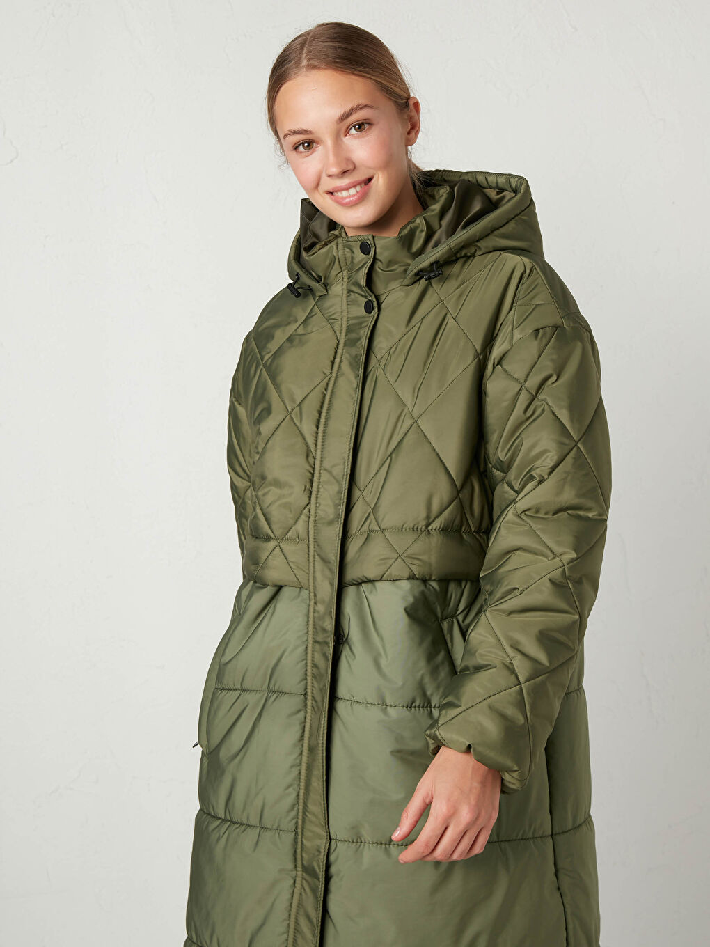 Long Puffer with Hood-3