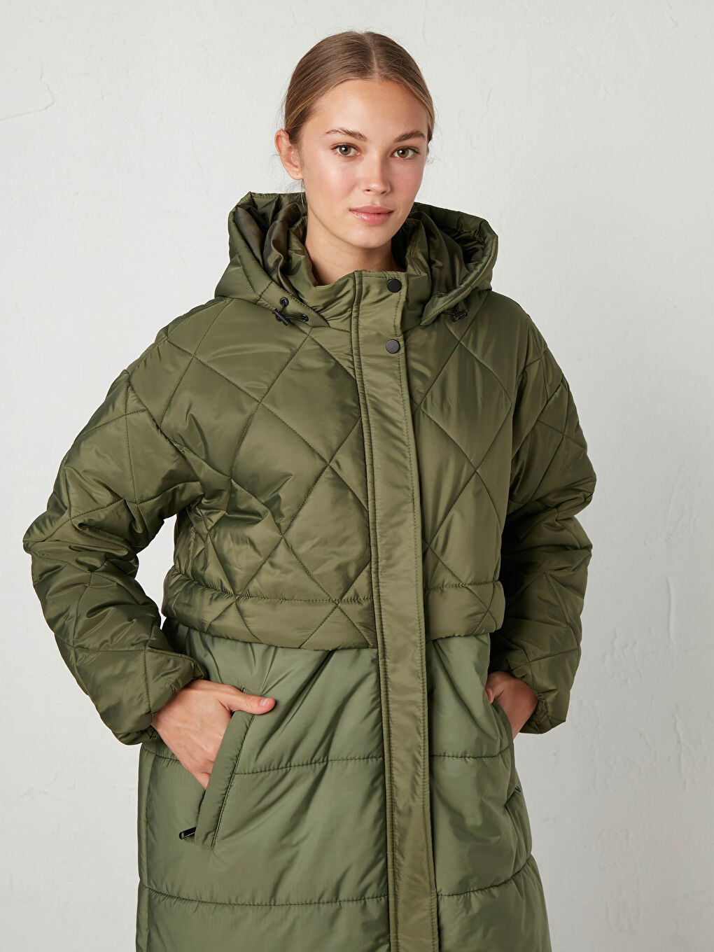 Long Puffer with Hood-4