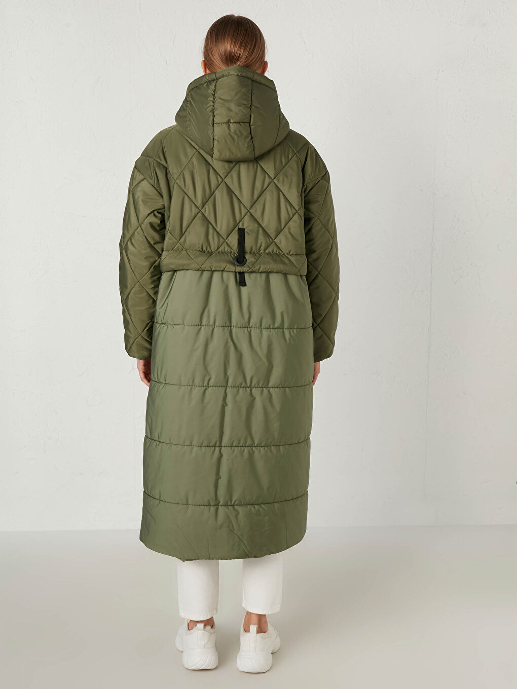 Long Puffer with Hood-5