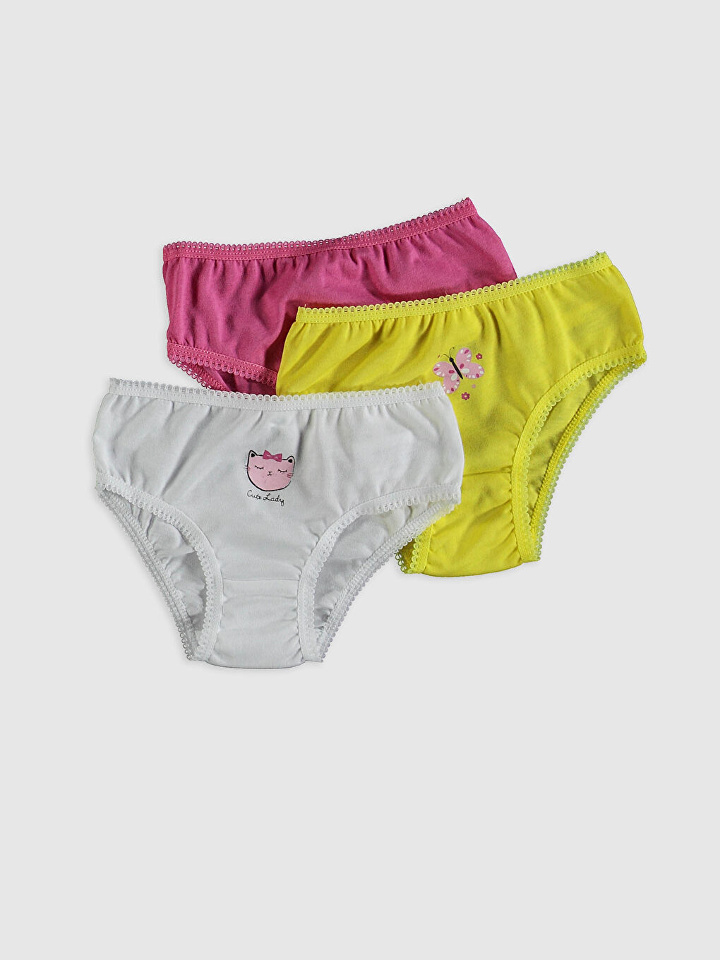 Lot de 3 Culottes Bébé Fille