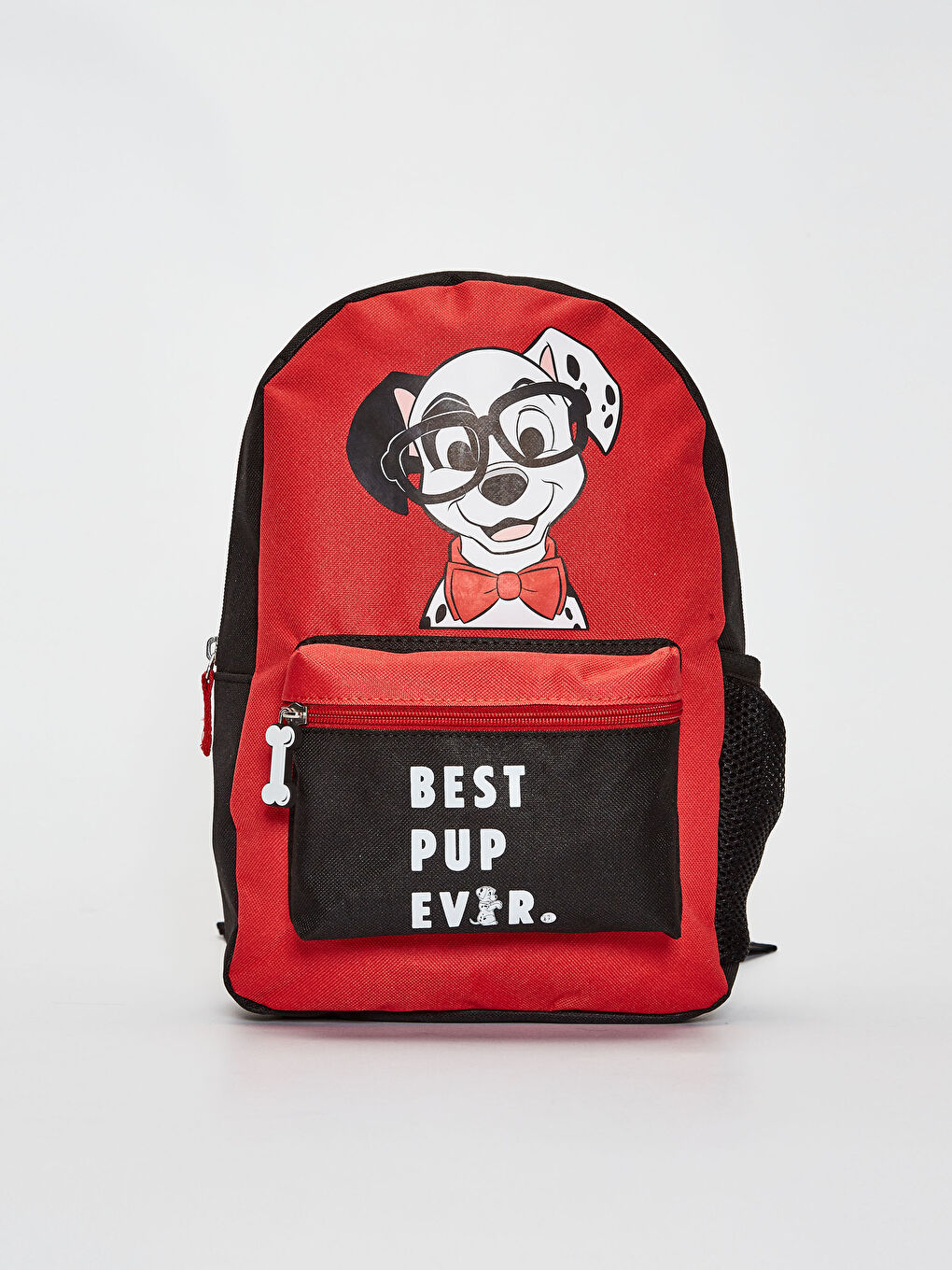 Kırmızı Baskılı Sırt Çantası