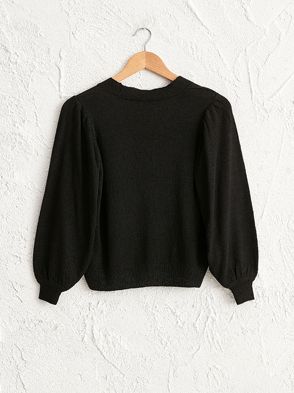 LCW Vision V-Neck Lightweight Tricot Cardigan -0WFB62Z8-CVL