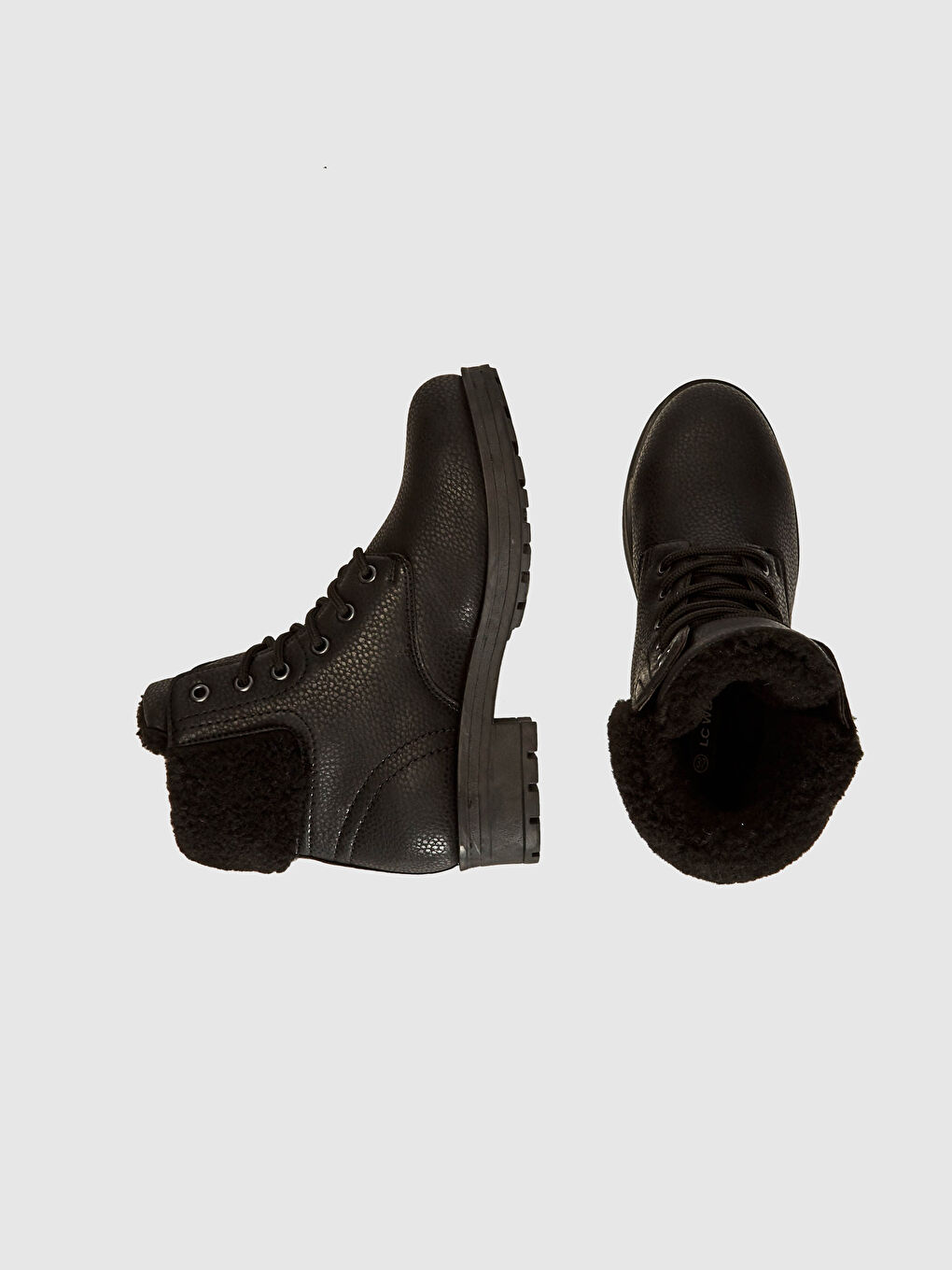 Женские зимние сапоги на шнуровке-5