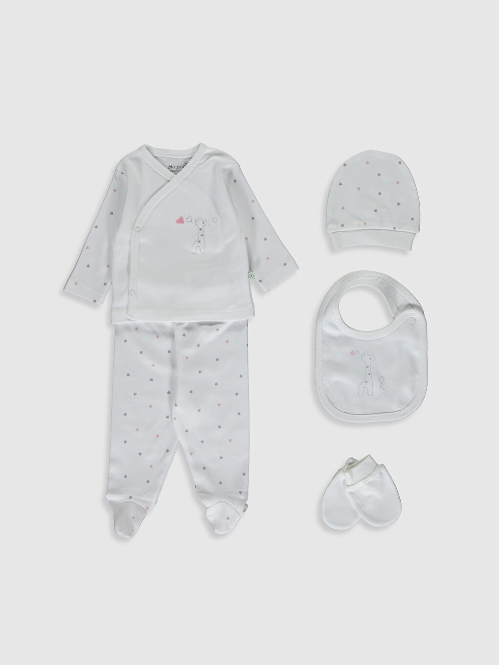 Ekru Bi Baby Hastane Çıkış Seti