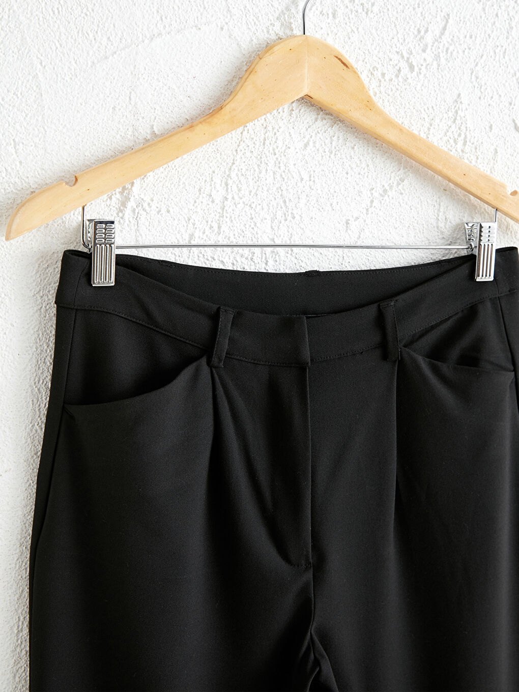 Pantalon Taille Haute Poly Viscose-2