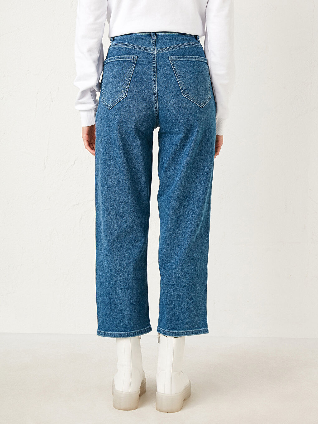 جينز واسع الأرجل-3