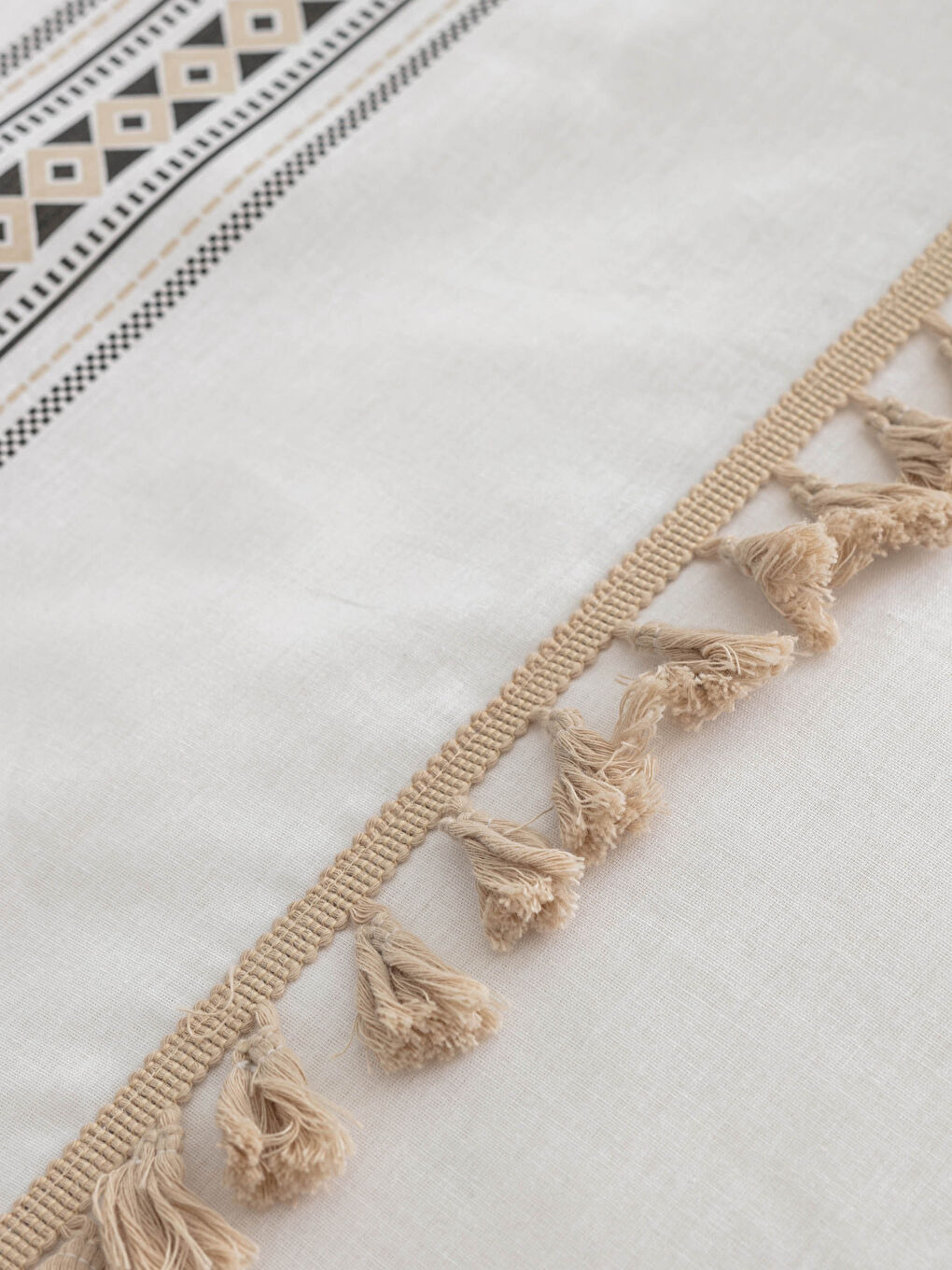 Parure de couette simple à motif ethnique-3