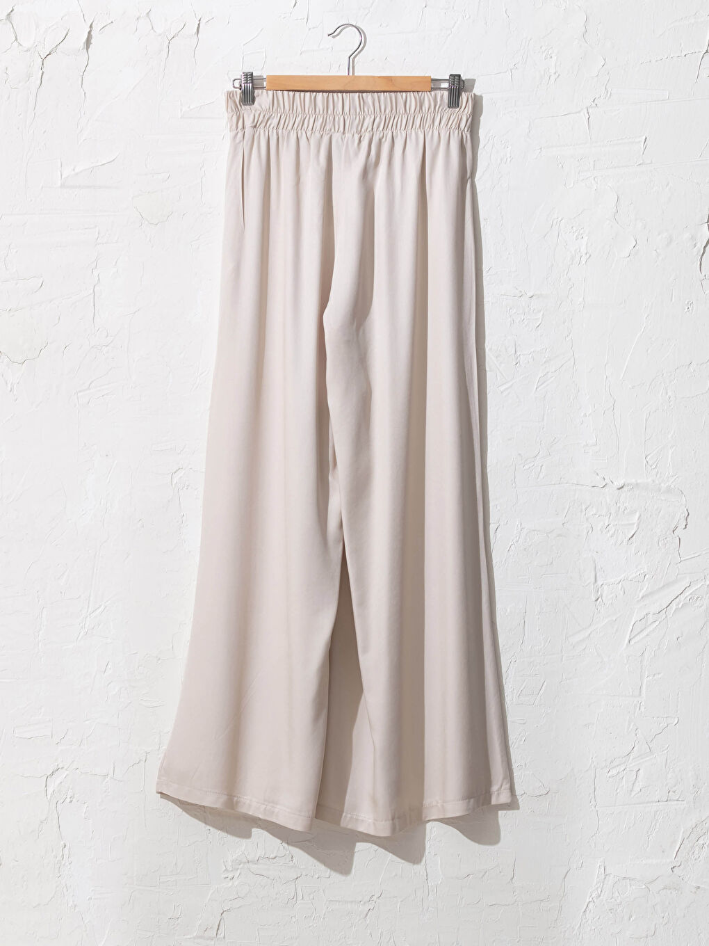 Elastic Waist Palazzo Pants-1