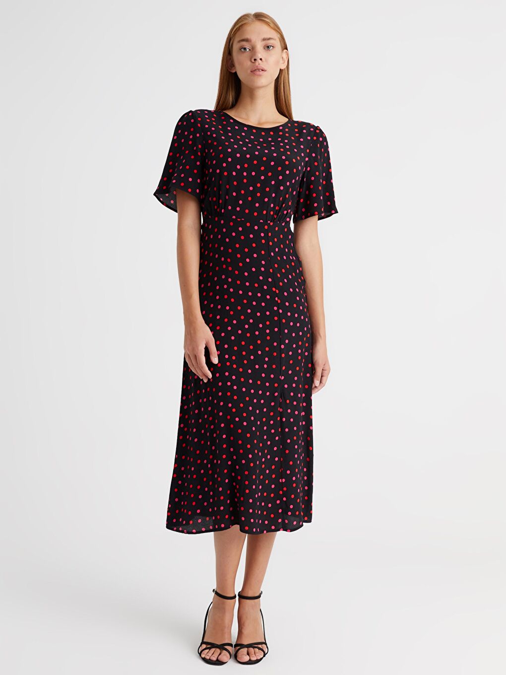 Spotty Viscose Dress-1