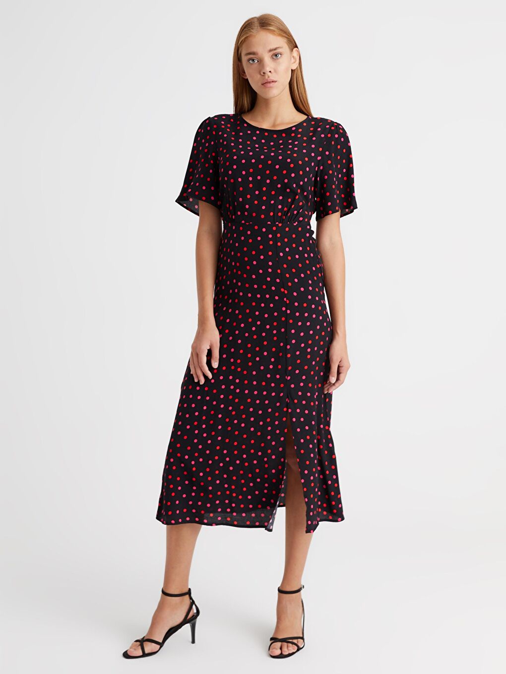 Spotty Viscose Dress-2