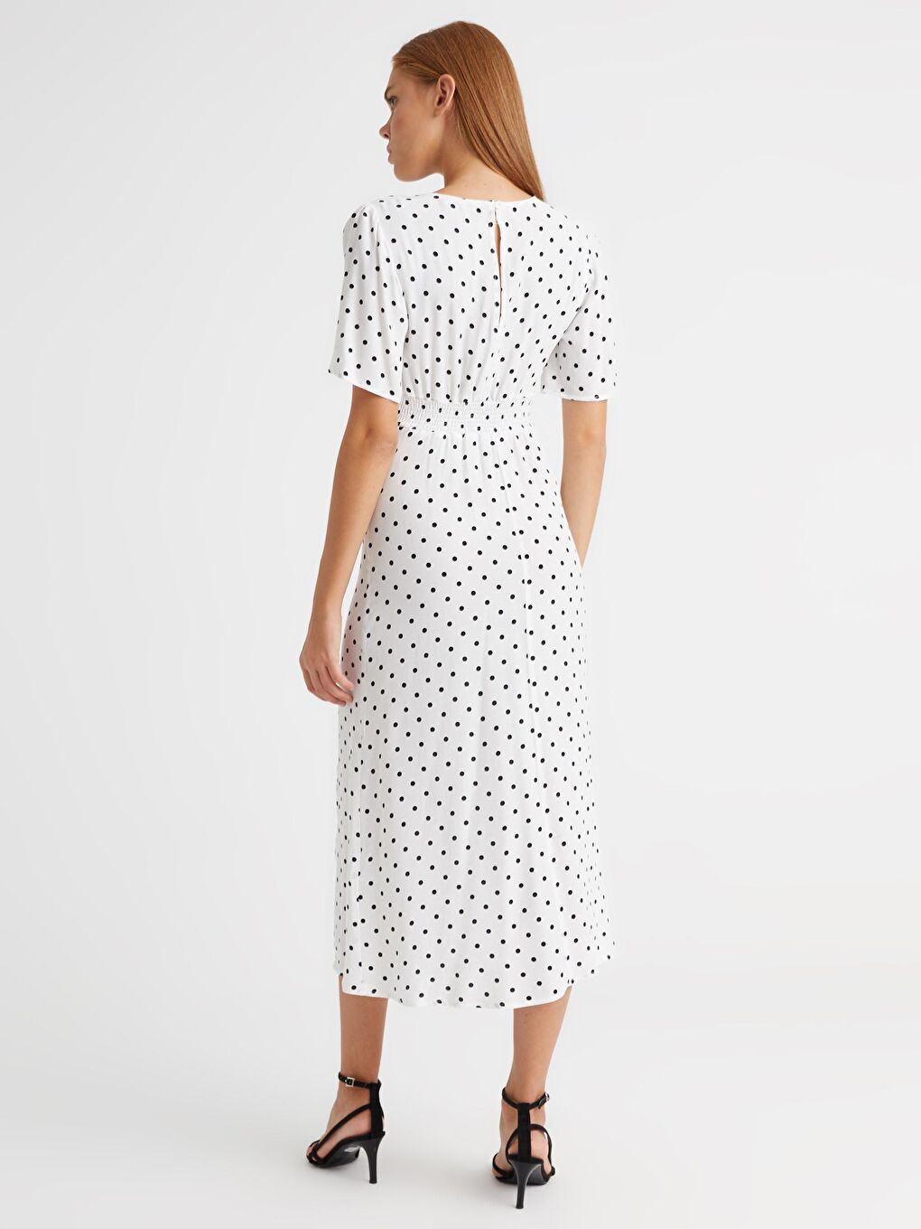 Rochie din Viscoză cu Buline-3