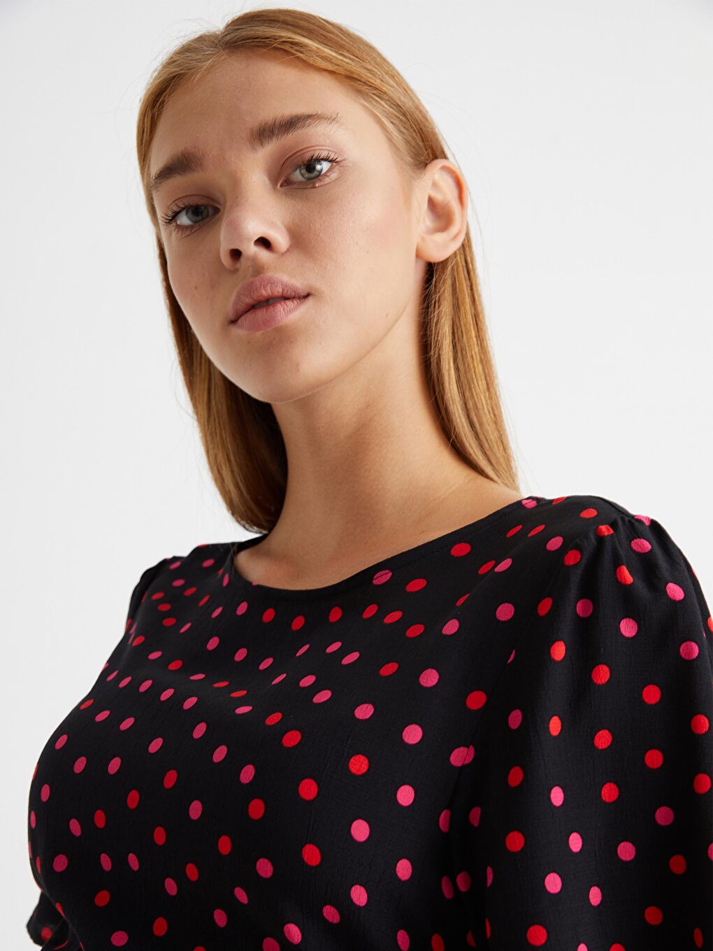Spotty Viscose Dress-4