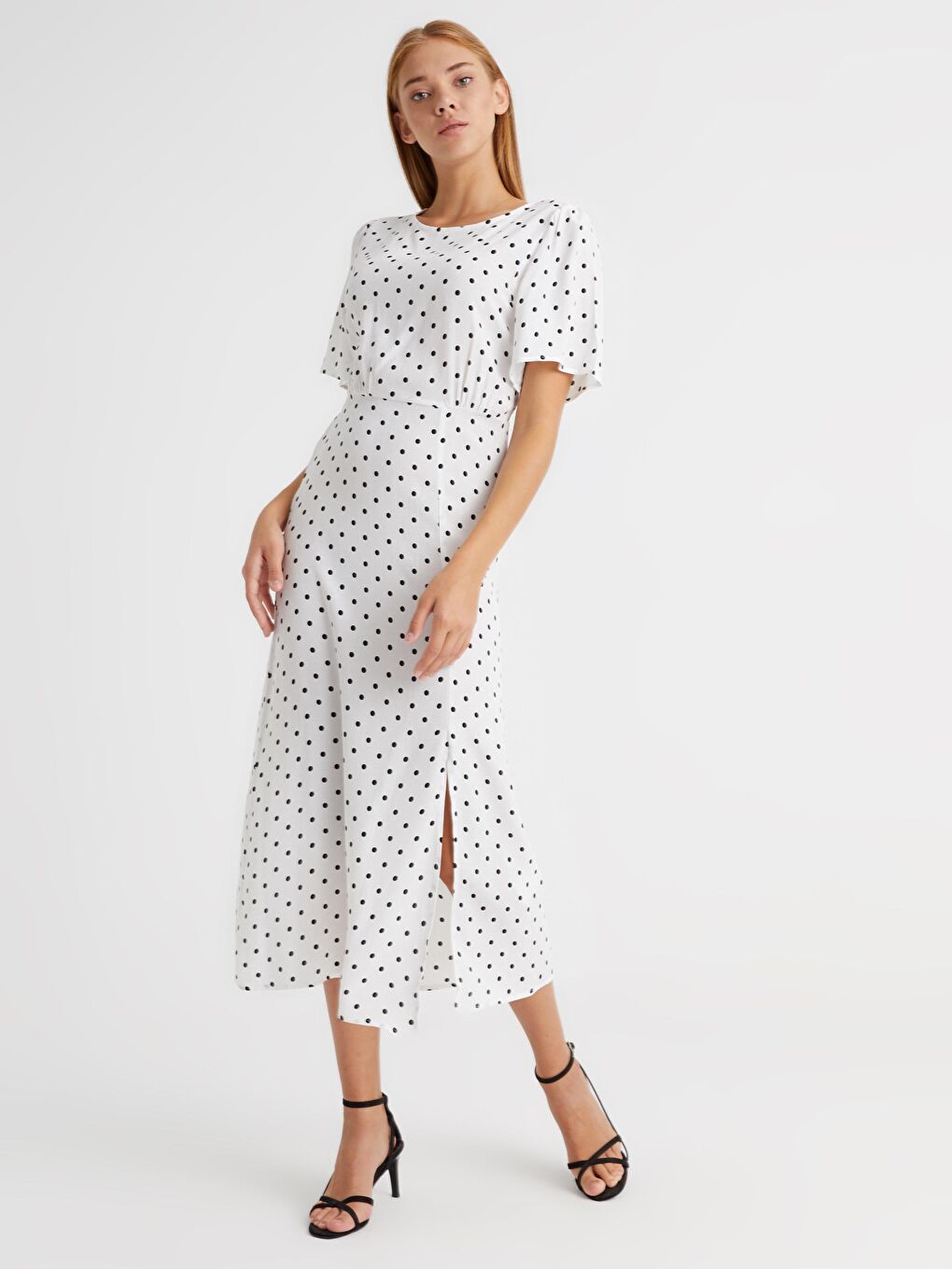 Rochie din Viscoză cu Buline-1