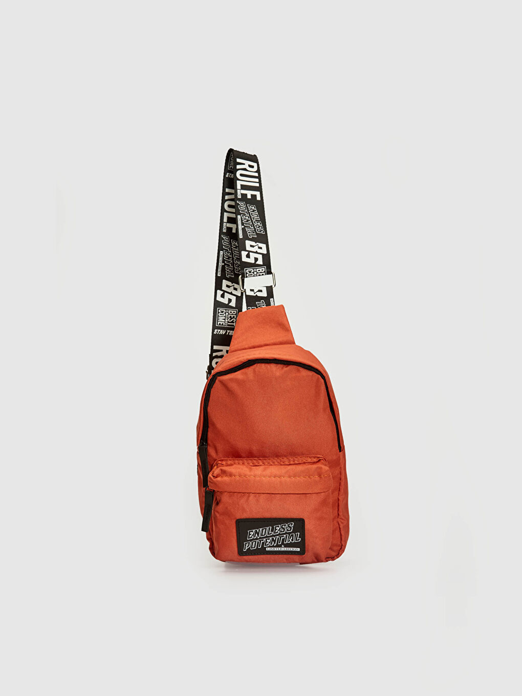 Turuncu Tek Omuz Askılı Sırt ve Göğüs Çantası-2