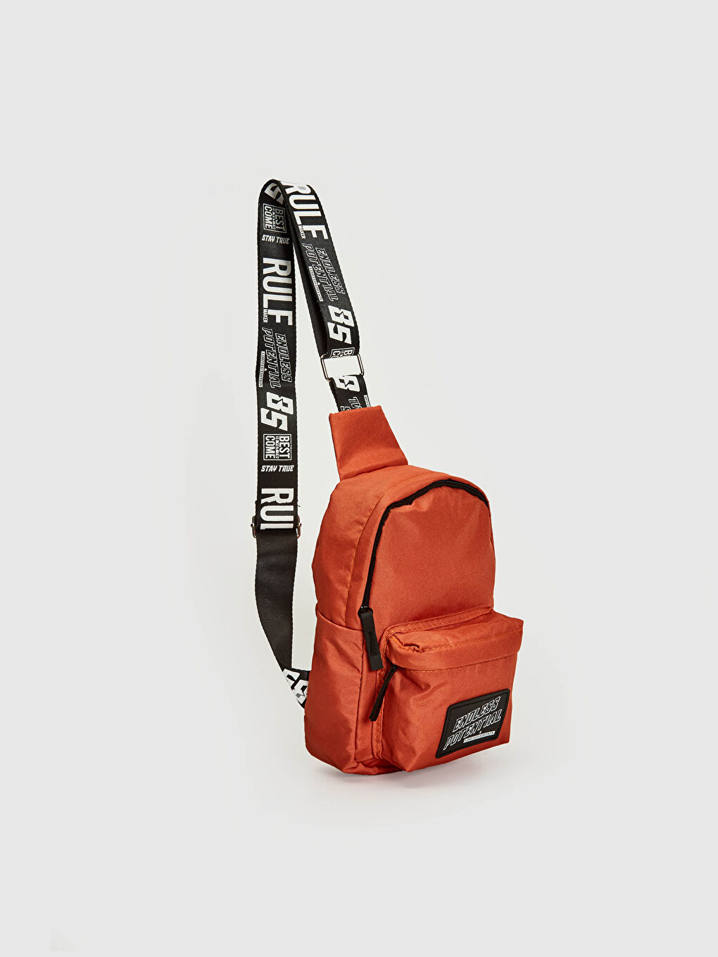 Turuncu Tek Omuz Askılı Sırt ve Göğüs Çantası-4