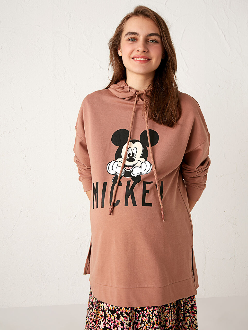 Mickey mouse принтті жүктілікке арналған свитшот-1