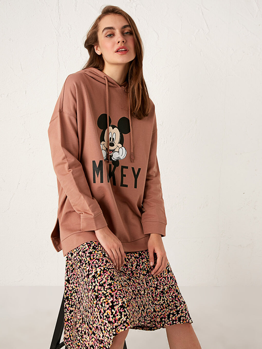 Mickey mouse принтті жүктілікке арналған свитшот-3