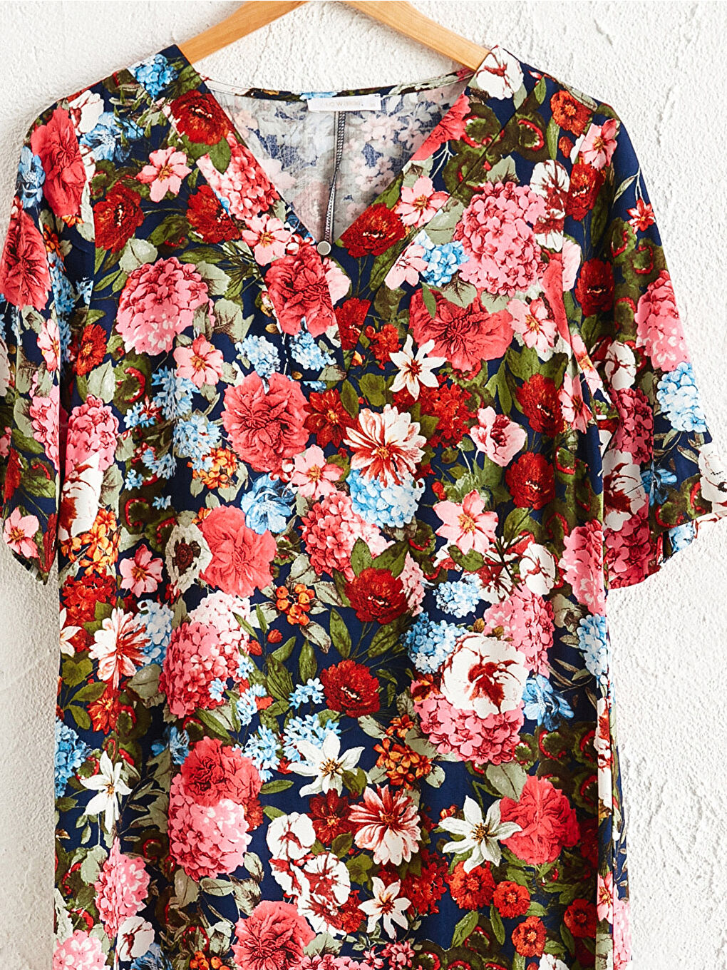 Floral Viscose Dress-2