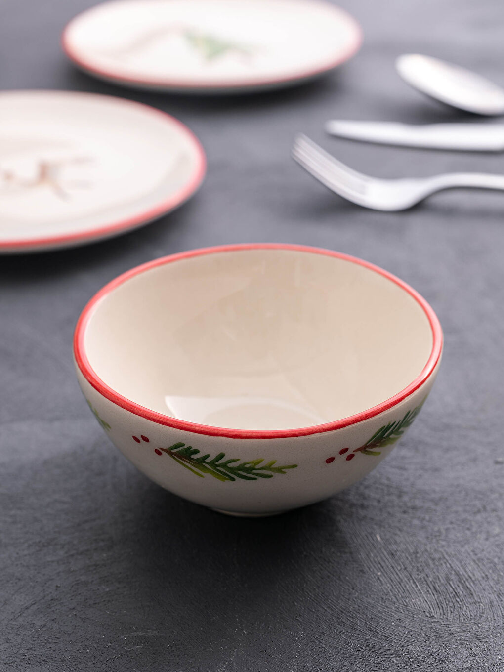 LCW HOME Christmas Themed Figured Ceramic Bowl -0WFI81Z8-F9C
