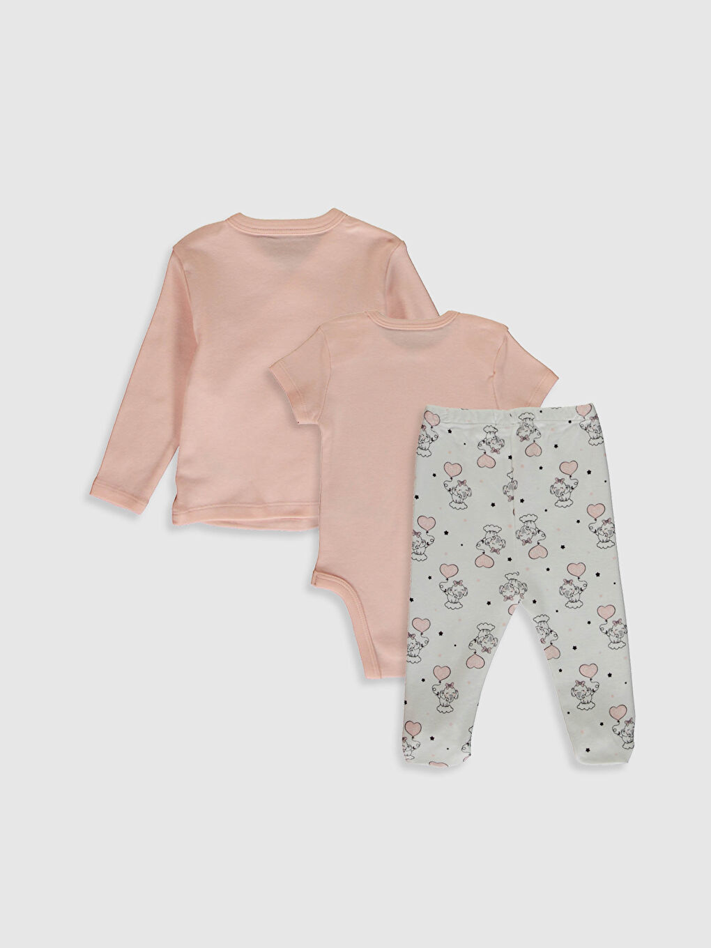 Pembe Kız Bebek Hastane Çıkış Seti-1