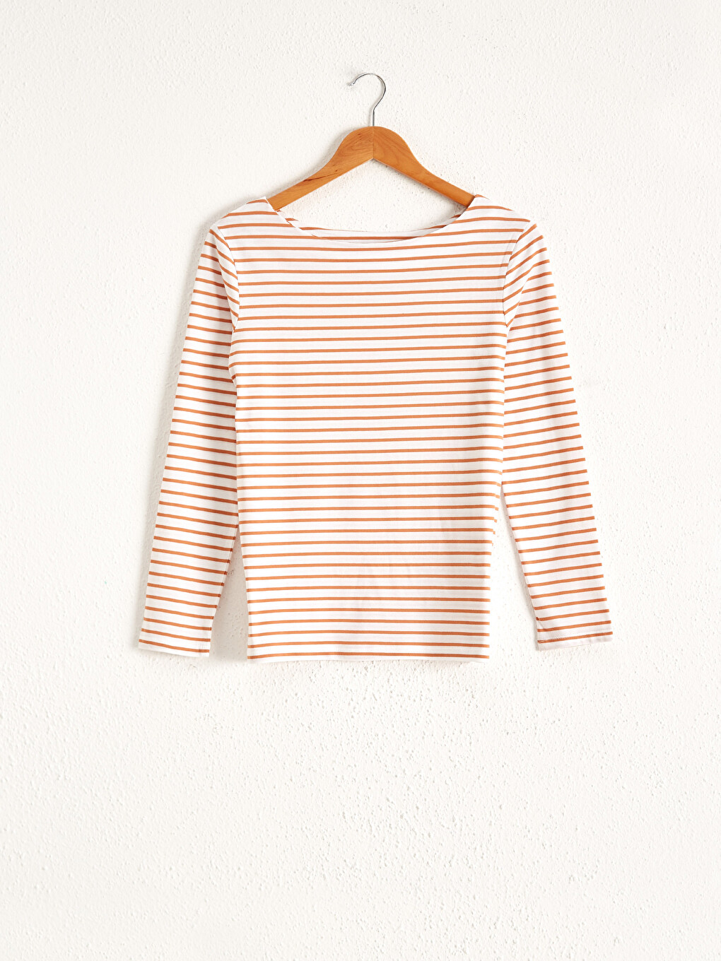 Gestreiftes Baumwoll-T-Shirt-5