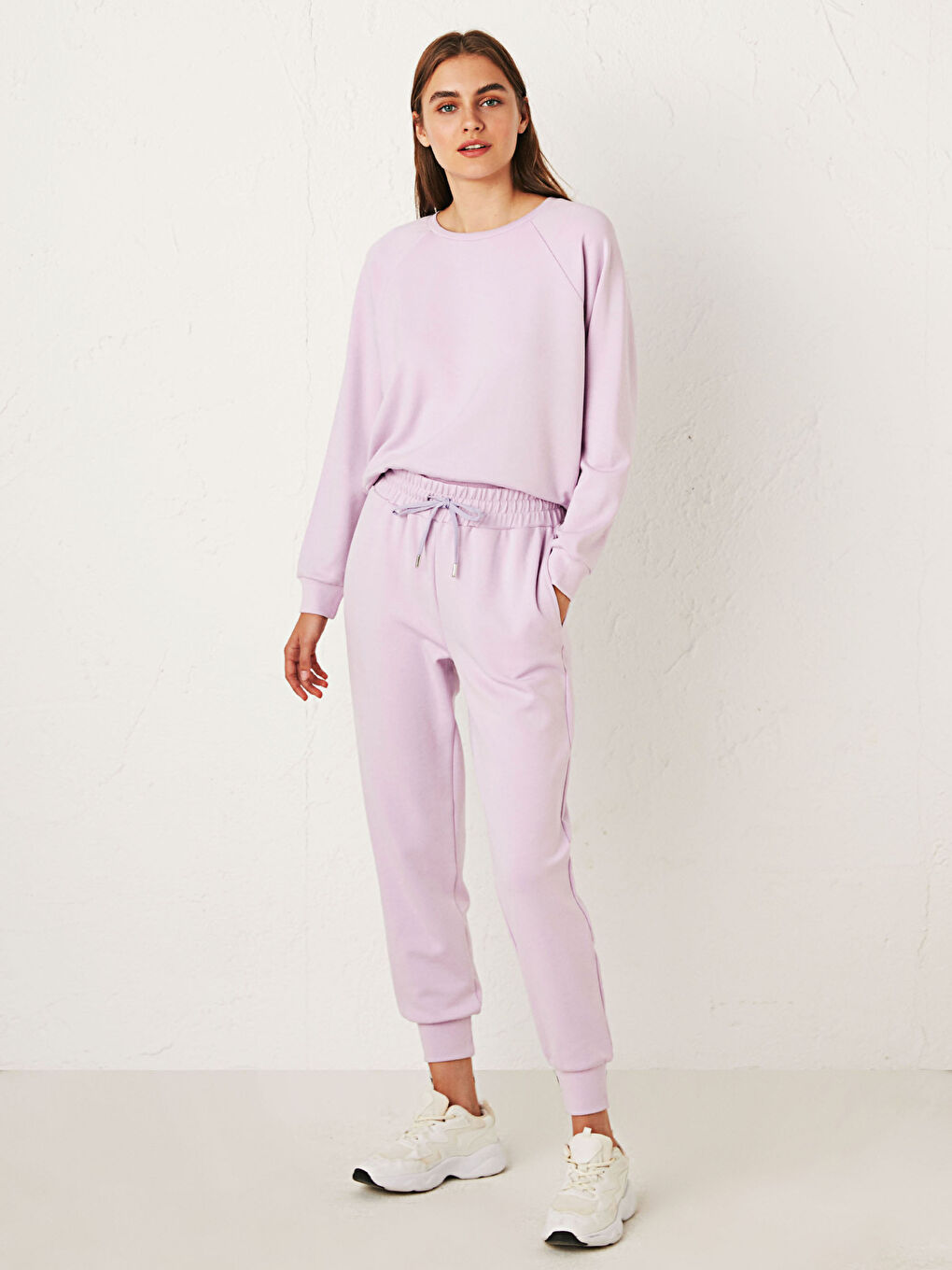 Φούτερ Παντελόνι Jogging με Ελαστική Μέση