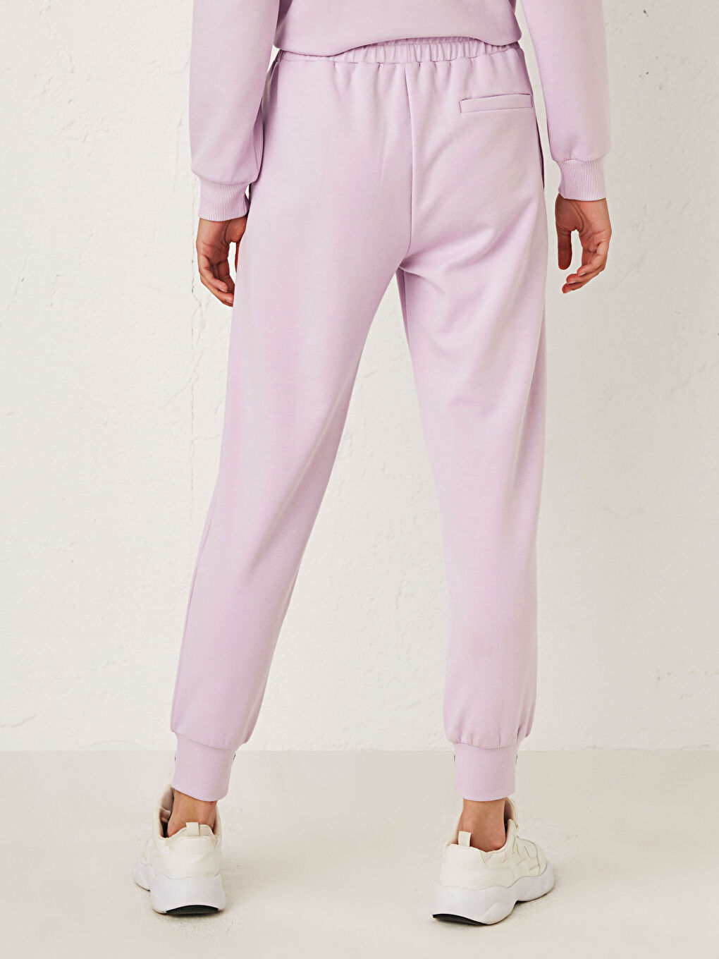 Φούτερ Παντελόνι Jogging με Ελαστική Μέση-3