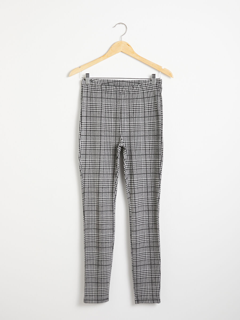 Leggings à Motif Pied-de-Poule-4