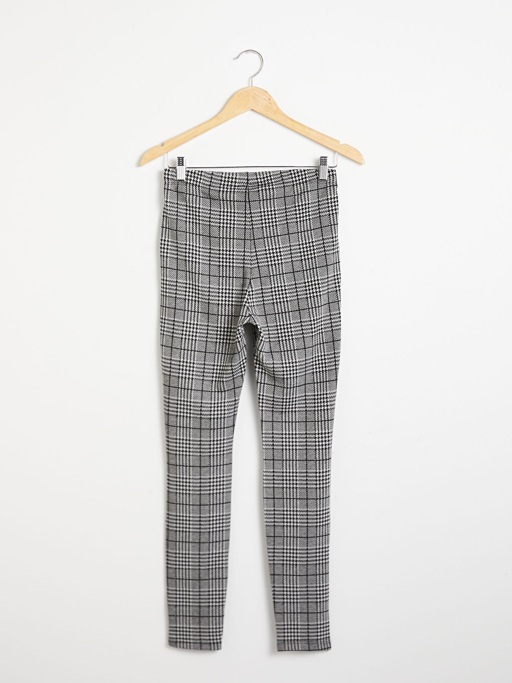 Leggings à Motif Pied-de-Poule-5