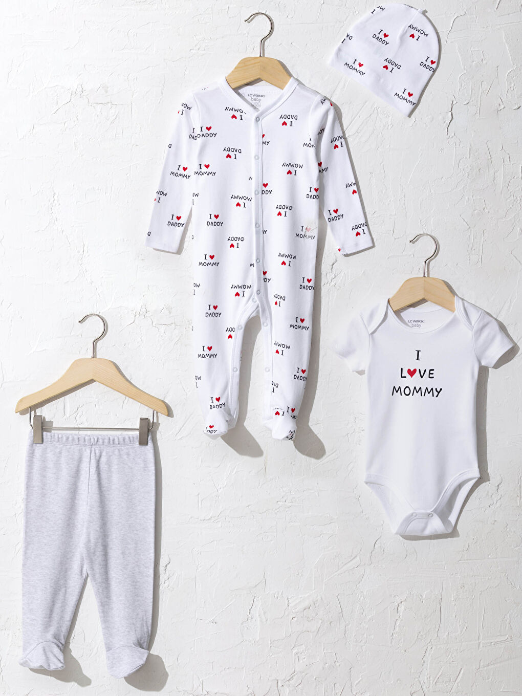 Beyaz Kız Bebek Hastane Çıkış Seti