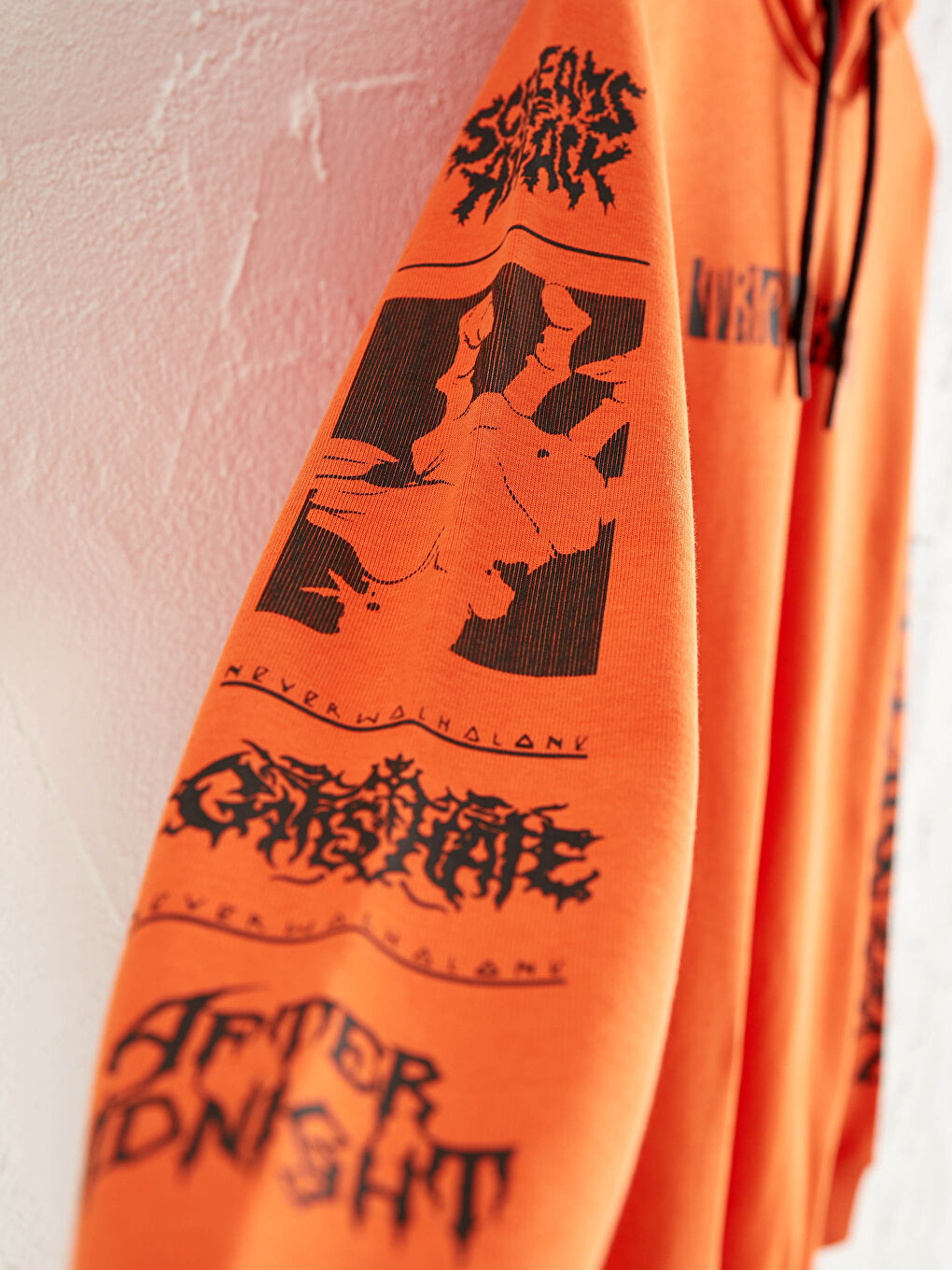 Long Sleeve Printed Men's Hoodie-3