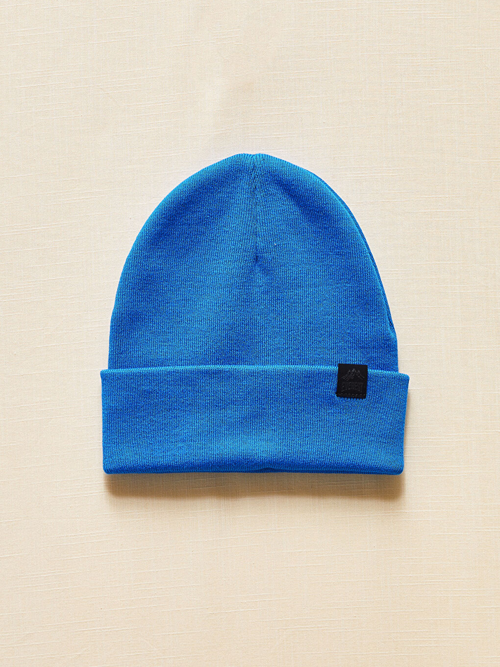 Mavi Organik Pamuklu Erkek Triko Bere-1