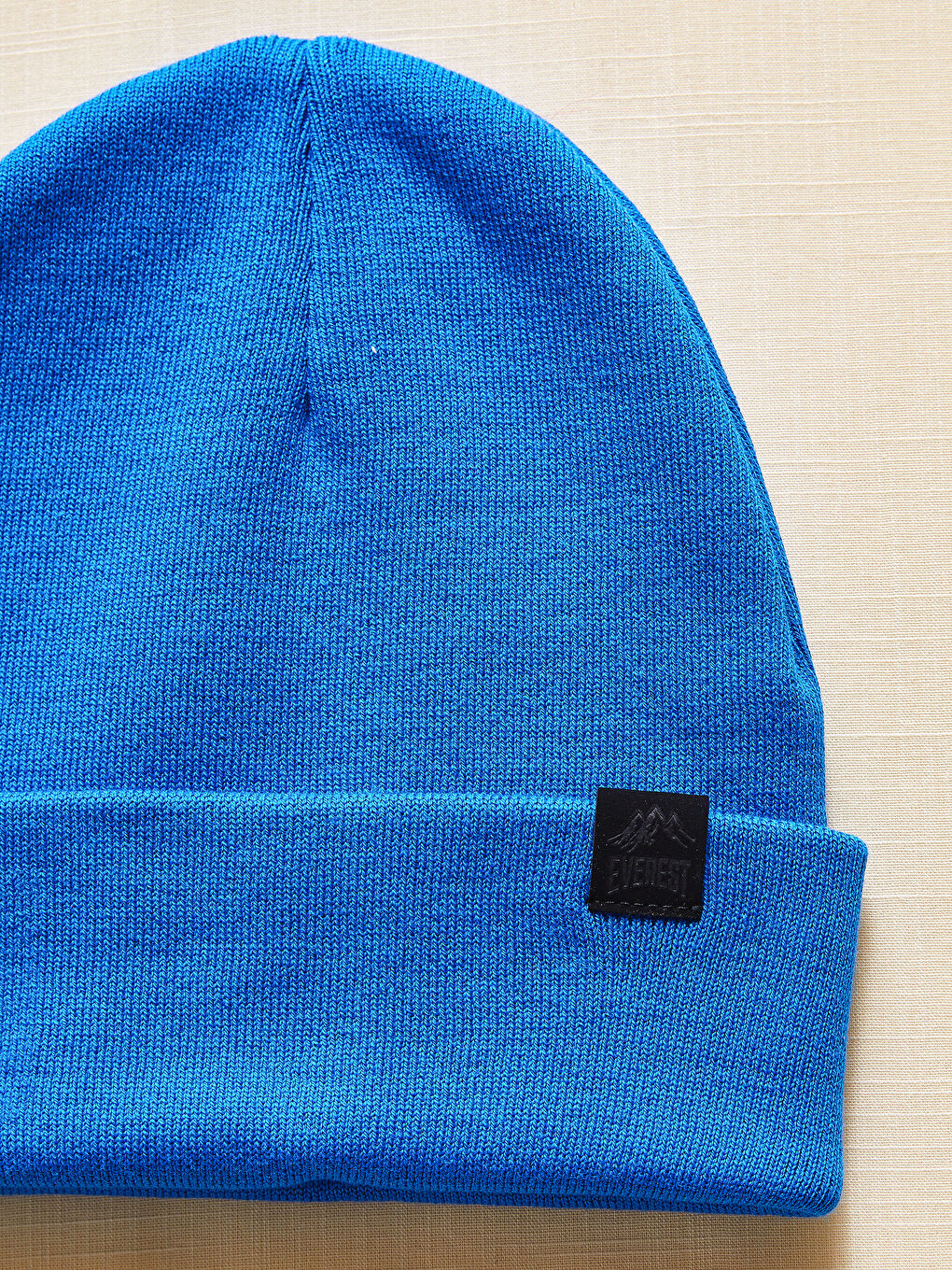 Mavi Organik Pamuklu Erkek Triko Bere-2