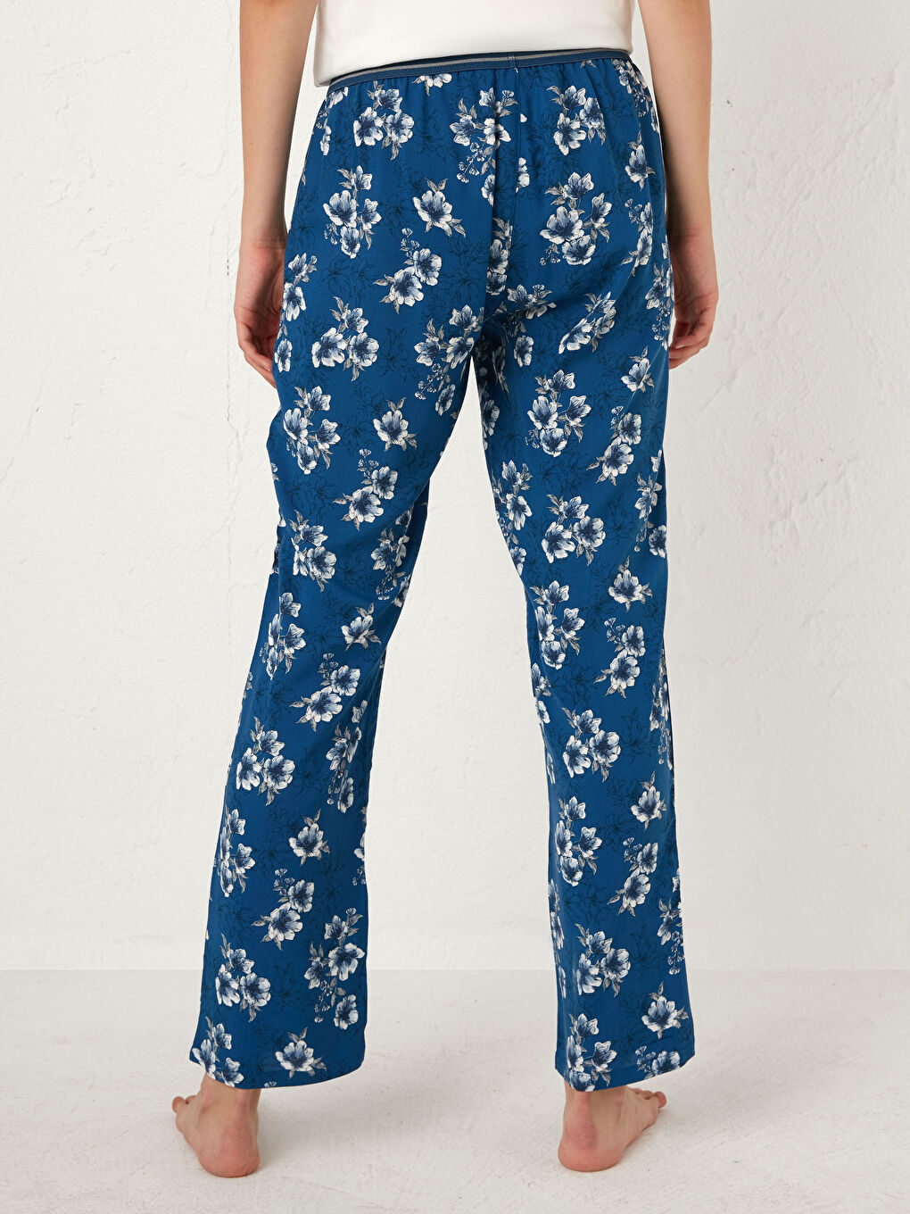 Bas de pyjama à motifs avec taille élastique-4