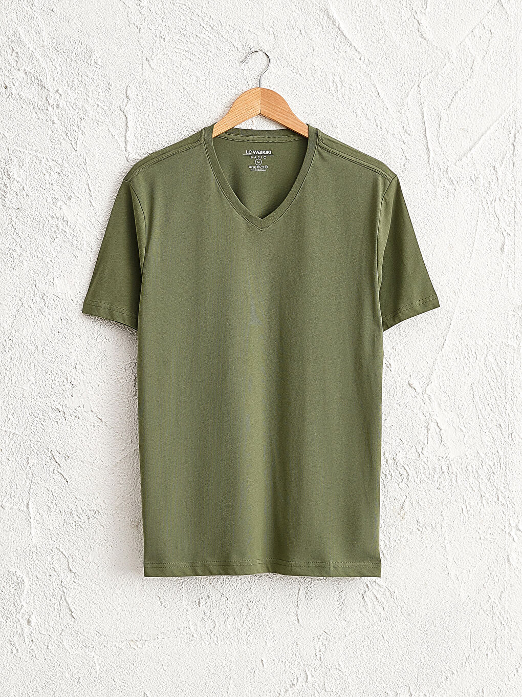 Relaxed Mold V Neck Basic T-Shirt 3 Pieces-1