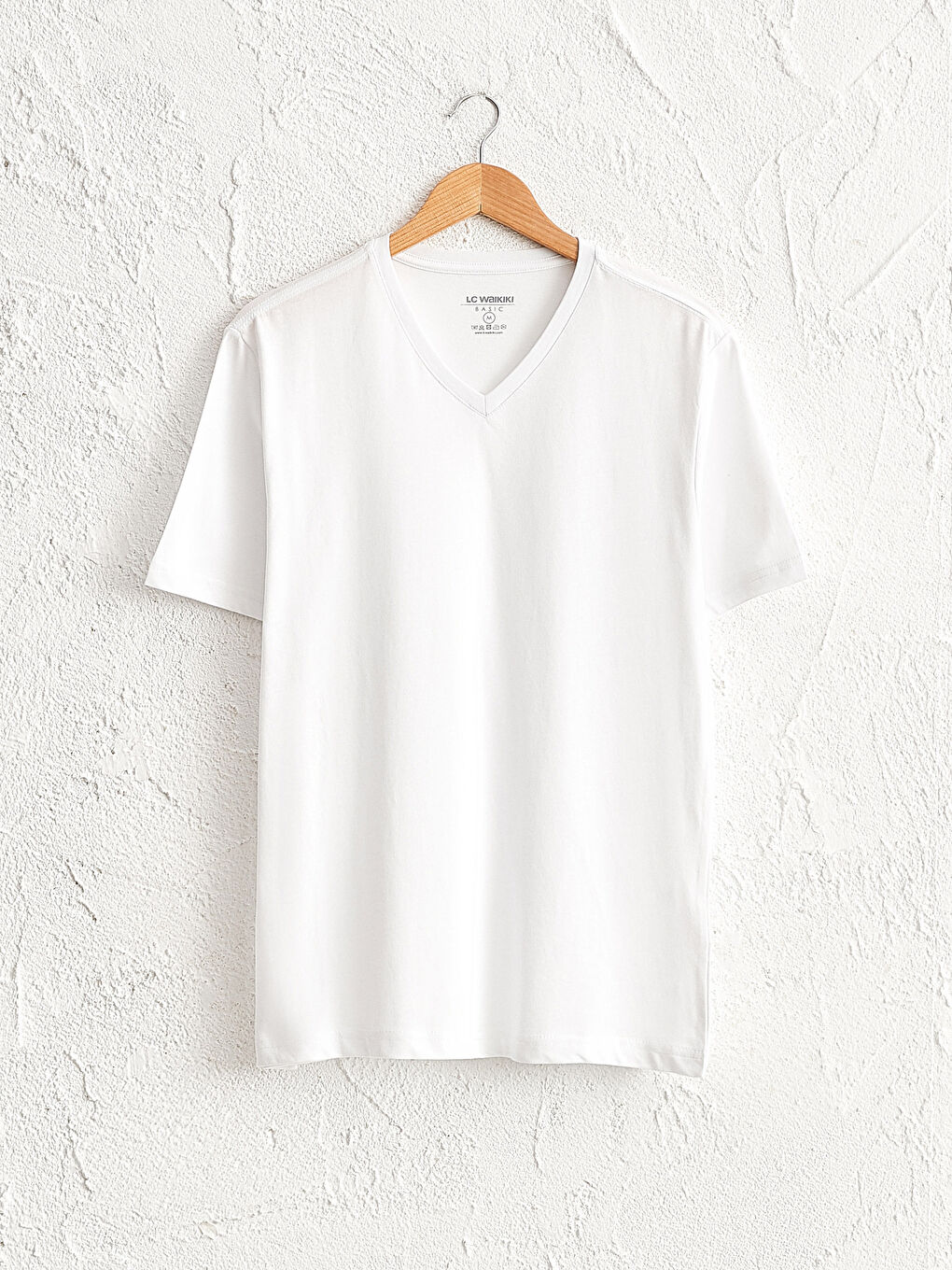 Relaxed Mold V Neck Basic T-Shirt 3 Pieces-5